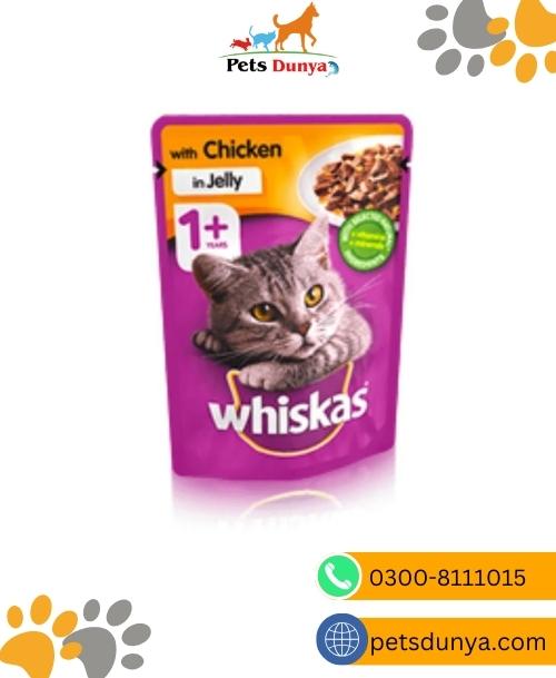 WHISKAS Jelly100g Pouch For Adult Cats