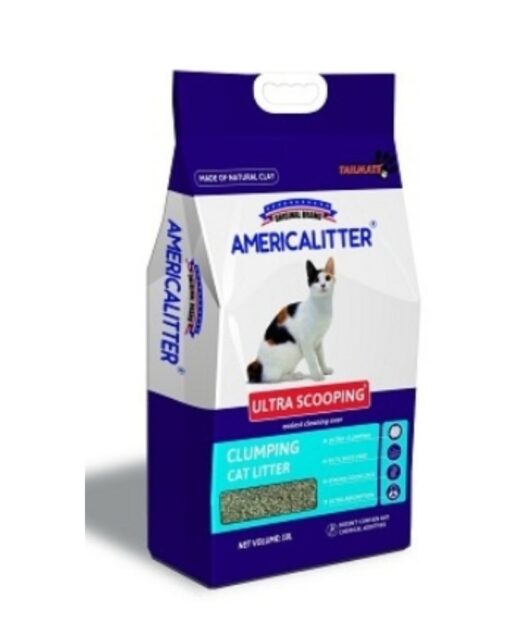America Cat Litter for Cats 10L | Clumping Cat Litter