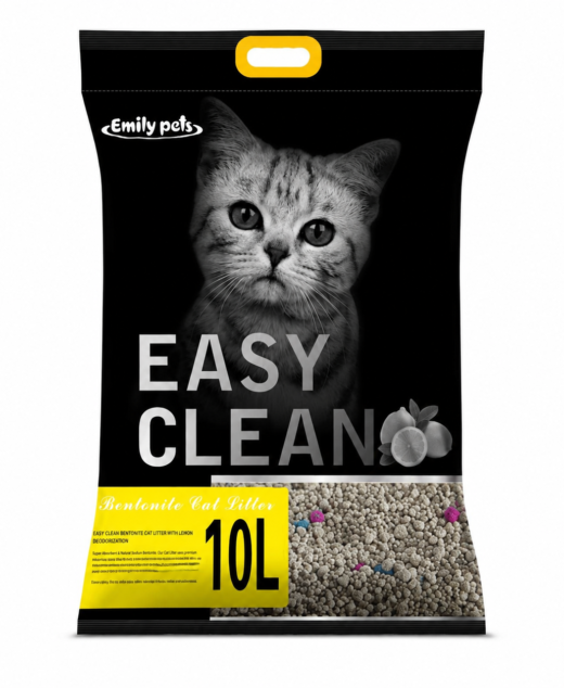 Easy Clean Bentonite Cat Litter 10L – Lemon Scent