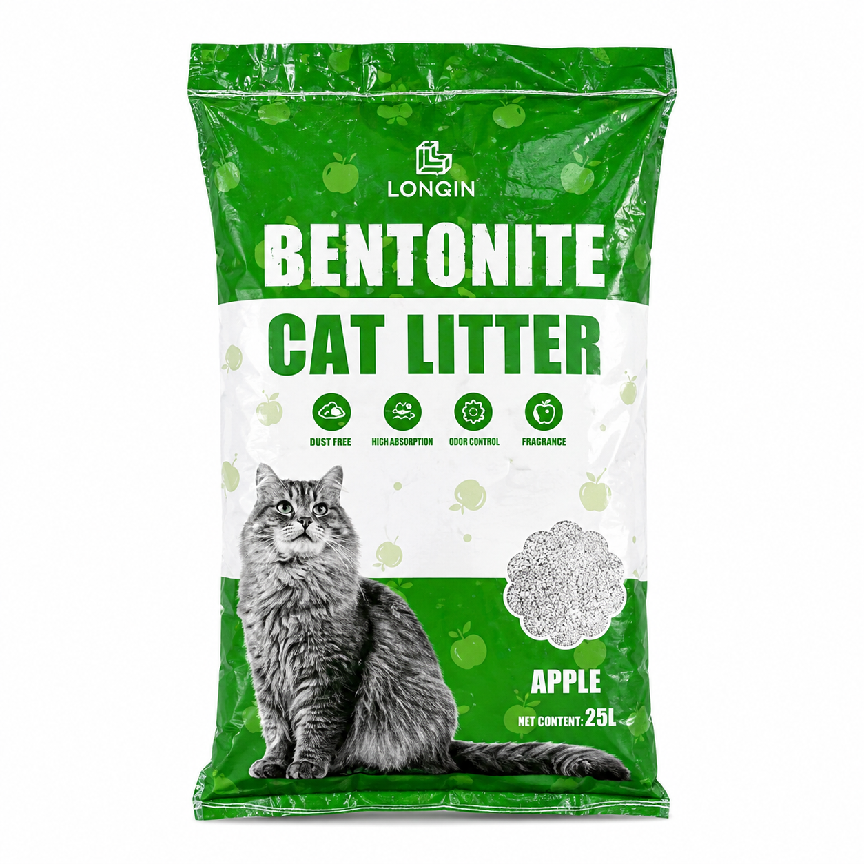 LONQIN Bentonite Cat Litter Lavender 25L | Premium Clumping Cat Litter in Pakistan - Image 3