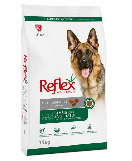 Reflex Adult Dog Food Lamb Rice Vegetable 15kg Pakistan