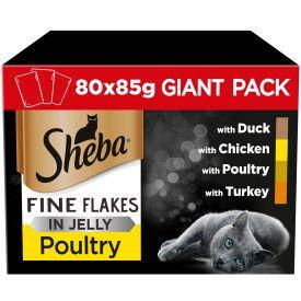 Sheba Poultry Jelly1+ (80X85gram)