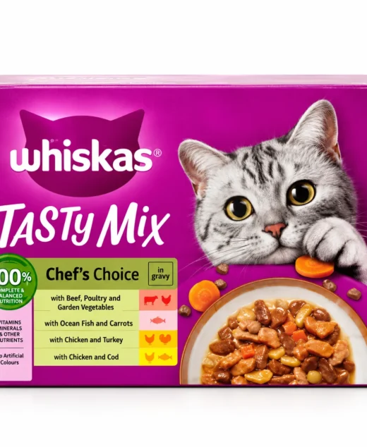 Whiskas Tasty Mix Chef's Choice Wet Cat Food in Gravy