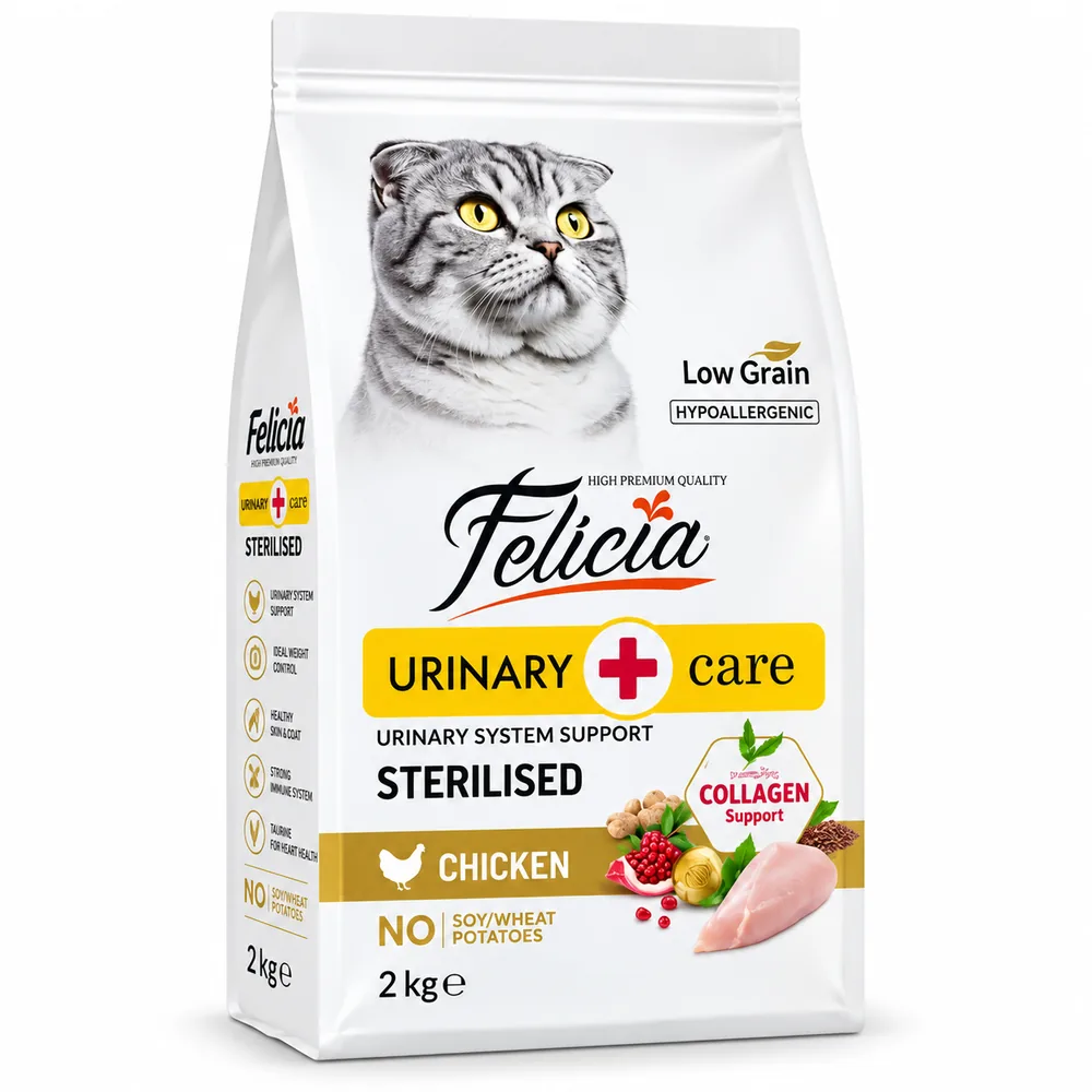 Felicia Urinary Care Adult Chicken Sterilized Cat Food 2kg