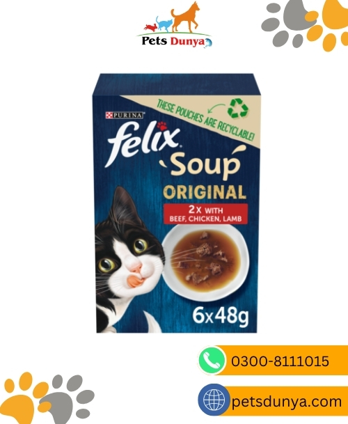FELIX Soup Original Farm Selection Wet Cat Food (6*48gram)