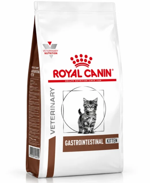 Royal Canin Gastrointestinal Kitten veterinary cat food bag