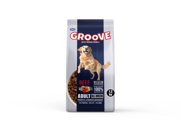 Groove dog food beef 1.2kg