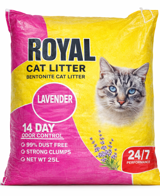 Royal Litter Lavender Cat Litter 25L – Strong Clumping & Odor Control
