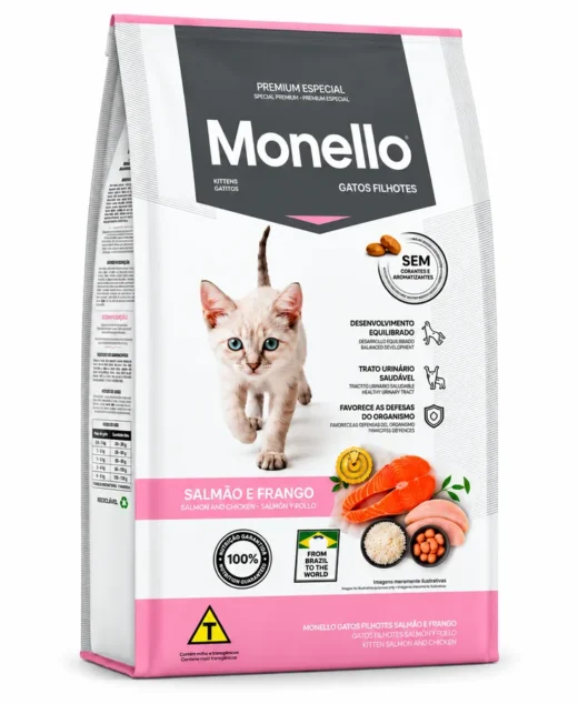 Monello Kitten Cat Food Salmon & Chicken 1kg