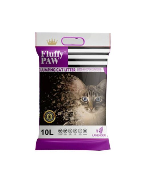 Fluffy Paw Clumping Cat Litter 10L