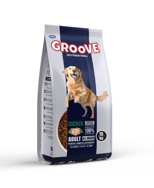 Groove Chicken Puppy Dog Food 8KG for All Breeds