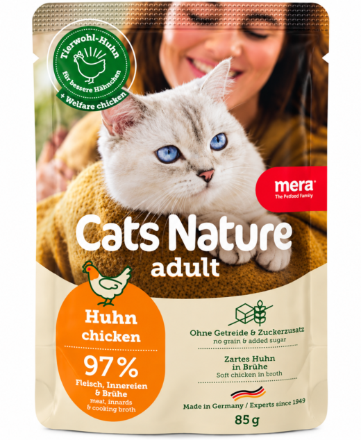 Mera Cats Nature Adult Chicken Wet Cat Food 85g