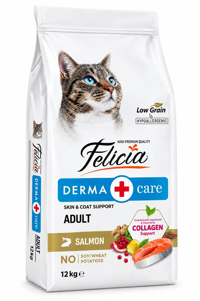 Felicia Derma Care Adult Salmon Cat Food - Image 2