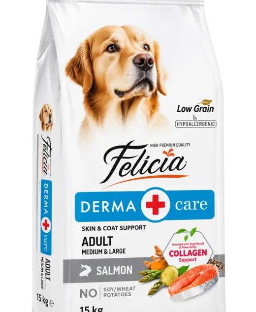 Felicia Derma Care Adult Salmon Dog Food 15KG