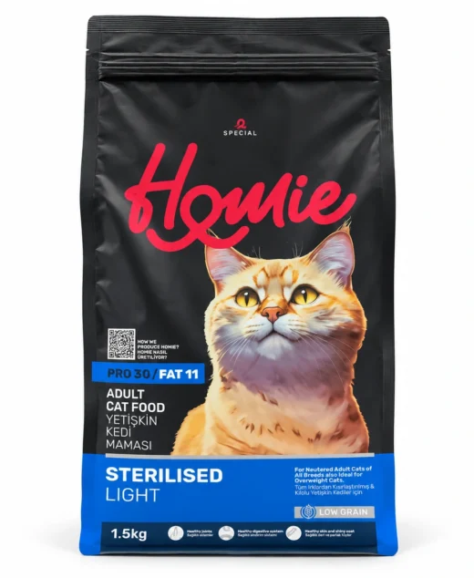 Homie Low Grain Sterilized Adult Cat Food