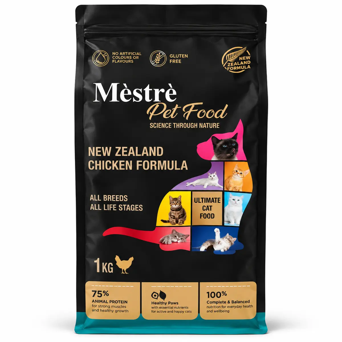 Mèstrè Cat Food Chicken & Brown Rice 1kg