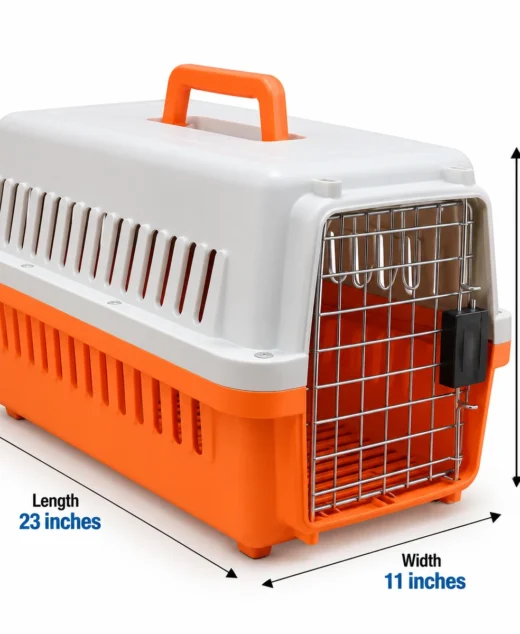 Pet Carrier 23 × 11 × 14 Inches for Cats and Small Dogs