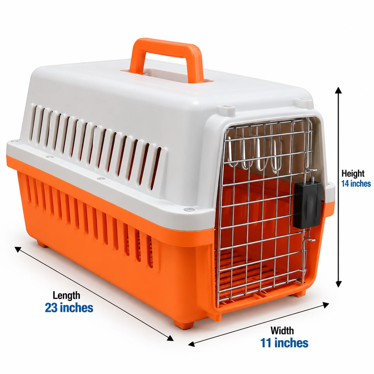Pet Carrier 23 × 11 × 14 Inches for Cats and Small Dogs