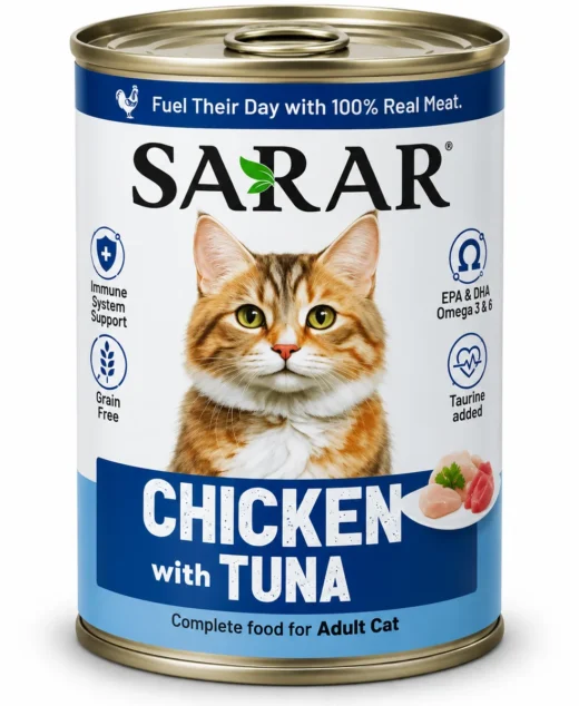 SARAR Chicken With Tuna Wet Cat Food 400g