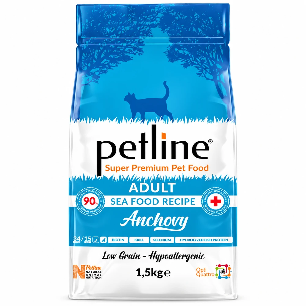 Petline Super Premium Adult Cat Food Sea Food Selection